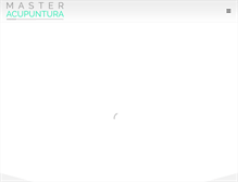 Tablet Screenshot of masteracupuntura.com